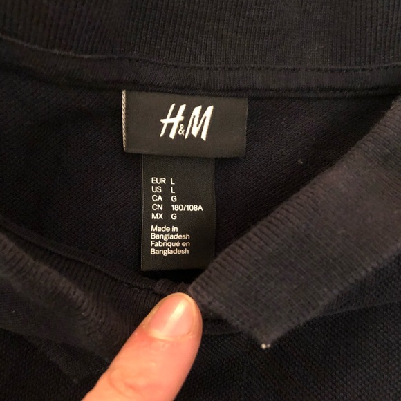 H&M polo shirt with palm trees - Picture 2 of 2